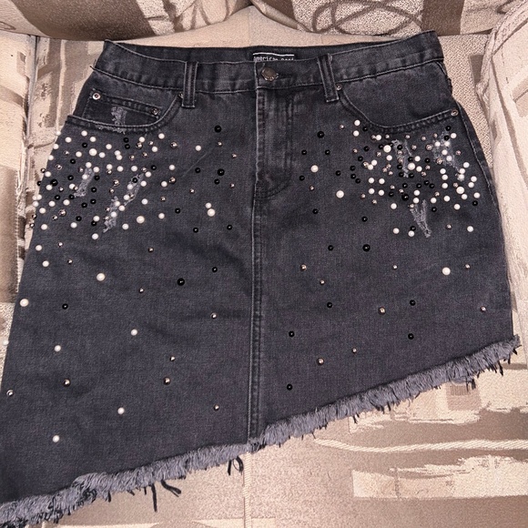 Asymmetric Embellished Skirt - Picture 1 of 1